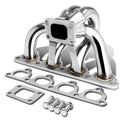 Honda D-Series Turbo Manifold - Stainless Steel T25/28 Flange