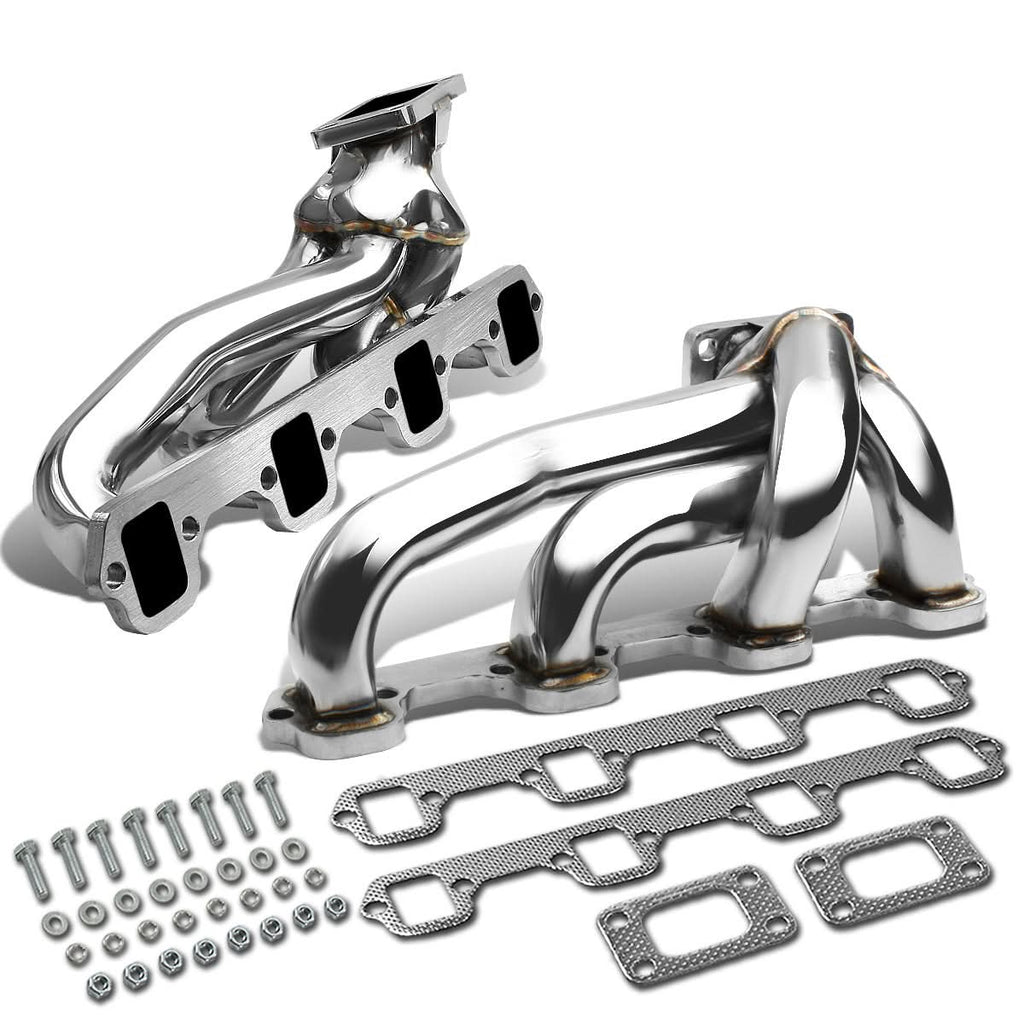 87-94 Ford Mustang 5.0L Twin Turbo Manifold - Stainless Steel