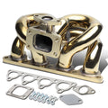 88-00 Honda Civic/CRX T3 Turbo Manifold Stainless Steel 38mm