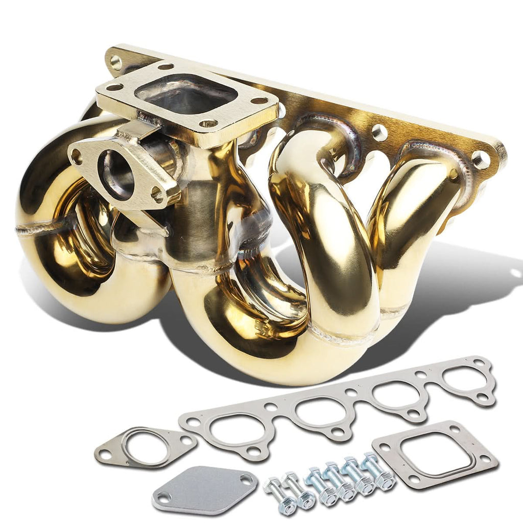 88-00 Honda Civic/CRX T3 Turbo Manifold Stainless Steel 38mm