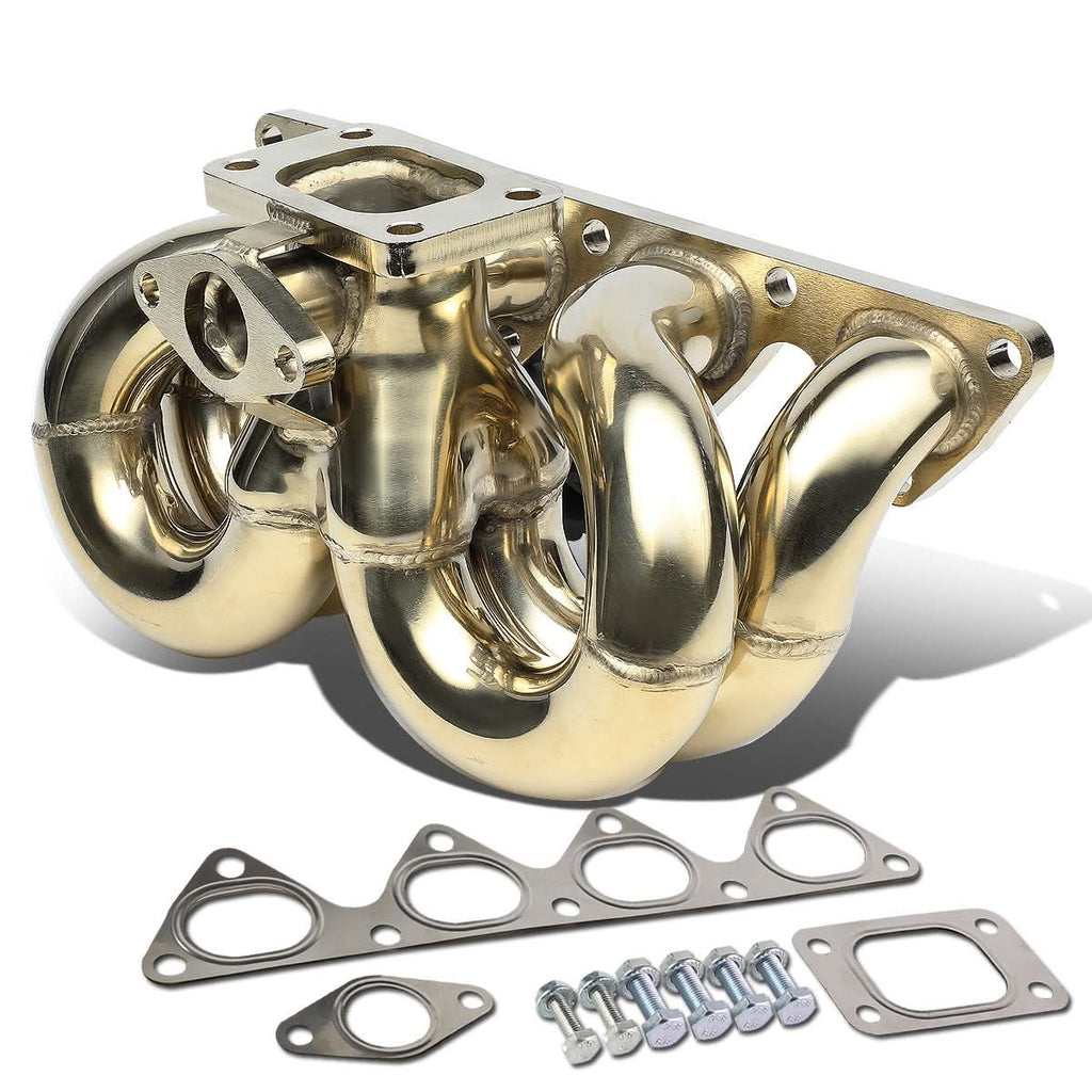 Honda B-Series Ram Horn Style Turbo Manifold - Stainless Steel