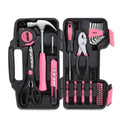 39-Piece Tool Set Box - Black/Pink