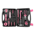 46-Piece Tool Set Box - Black/Pink