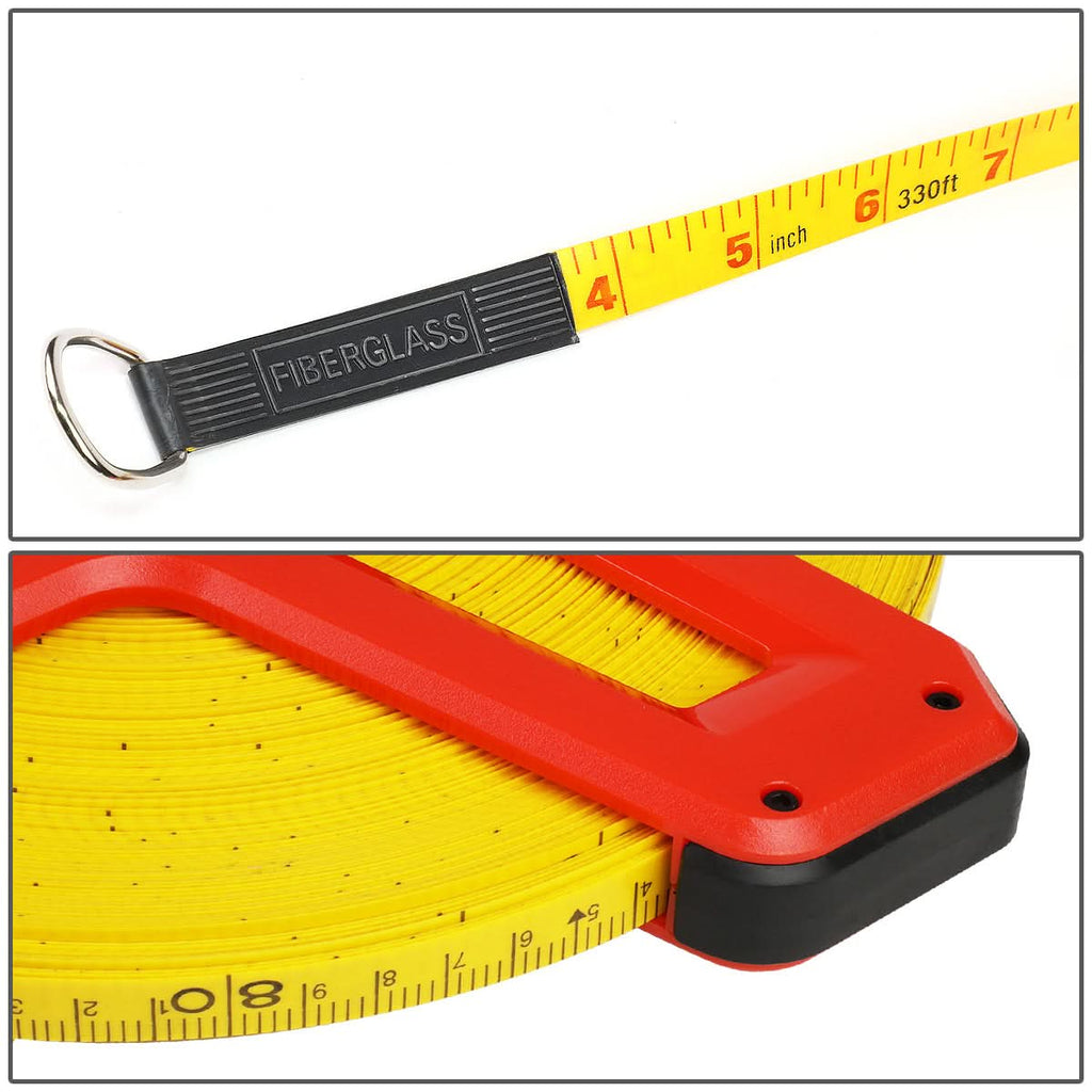Open Reel Measuring Tape - DNA Logo - 330FT - 1.5" - FRP