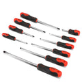 DNA Logo Screwdriver Set Tool Kit - 10 Piece Black Red Grip