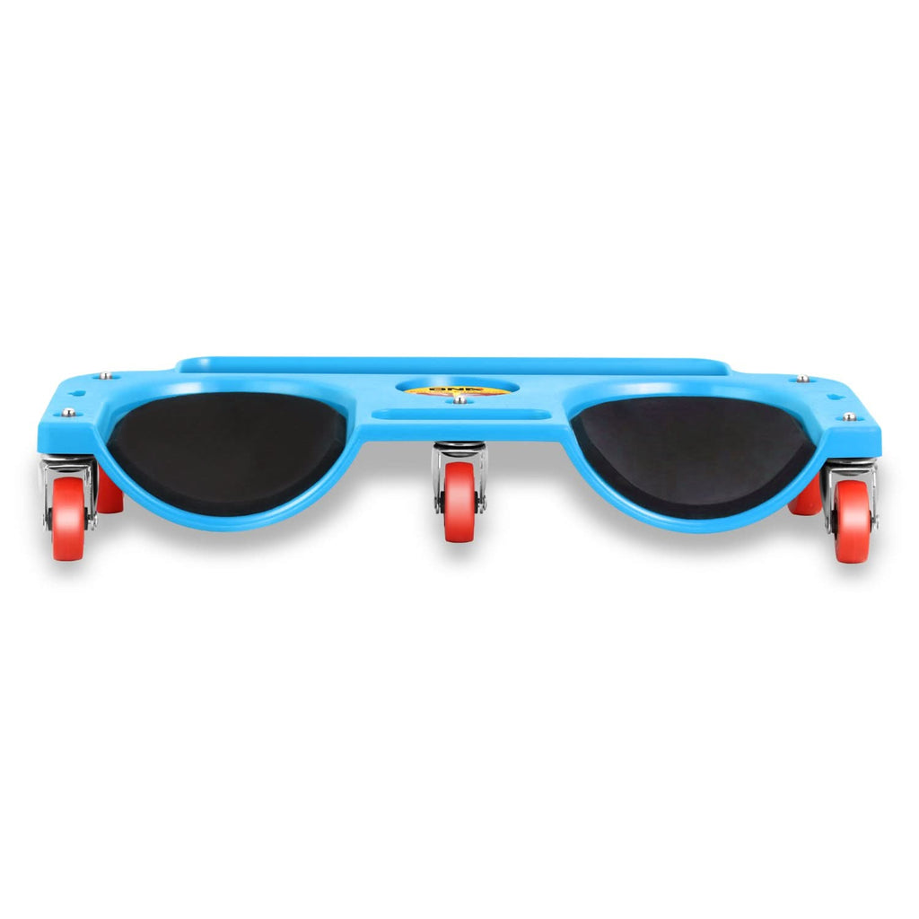 Plastic Rolling Knee Board - Red
