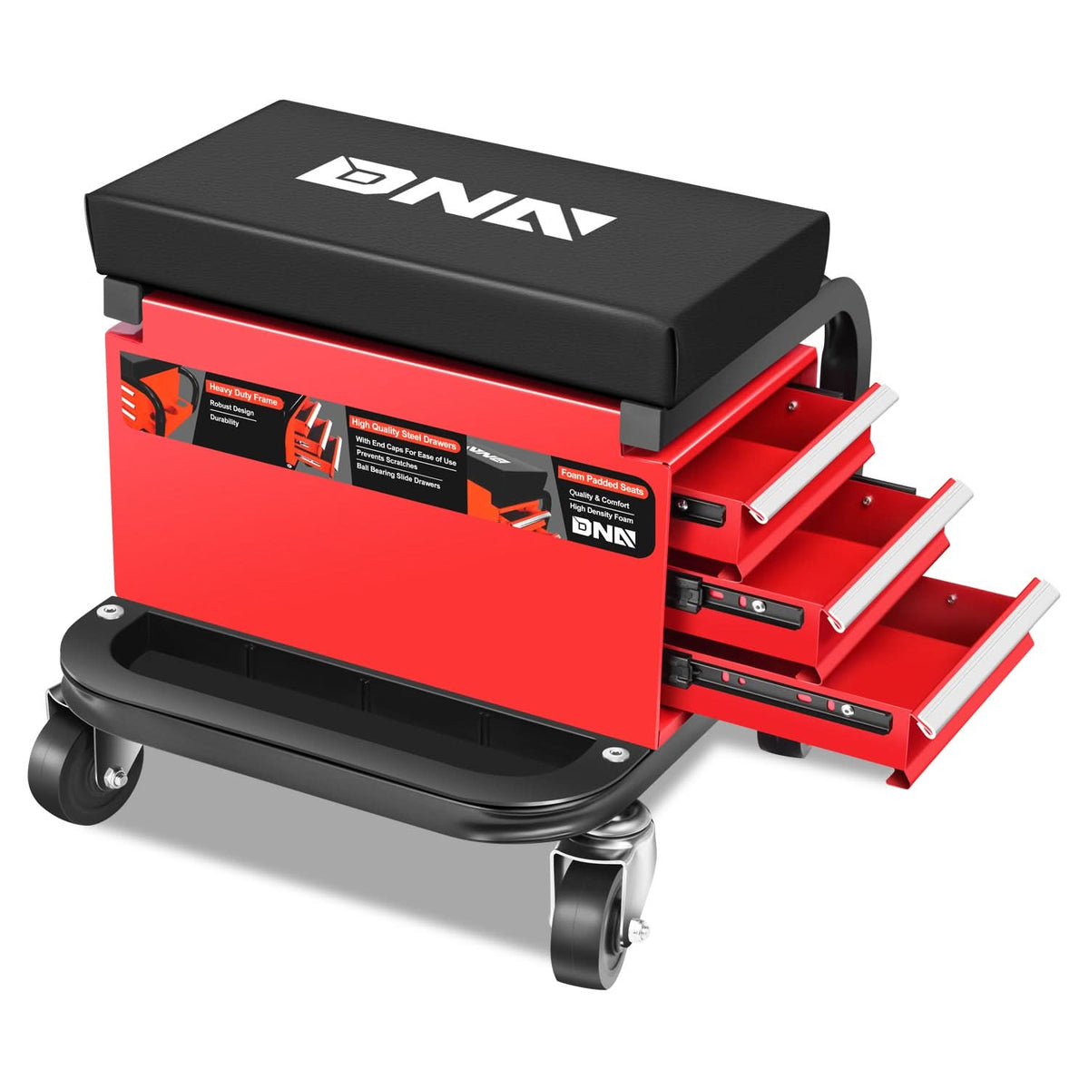 3 Drawer Rolling Mechanics Seat