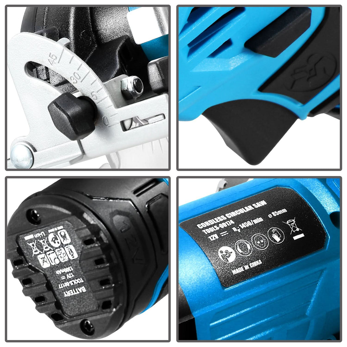 12V Circular Saw - Blue