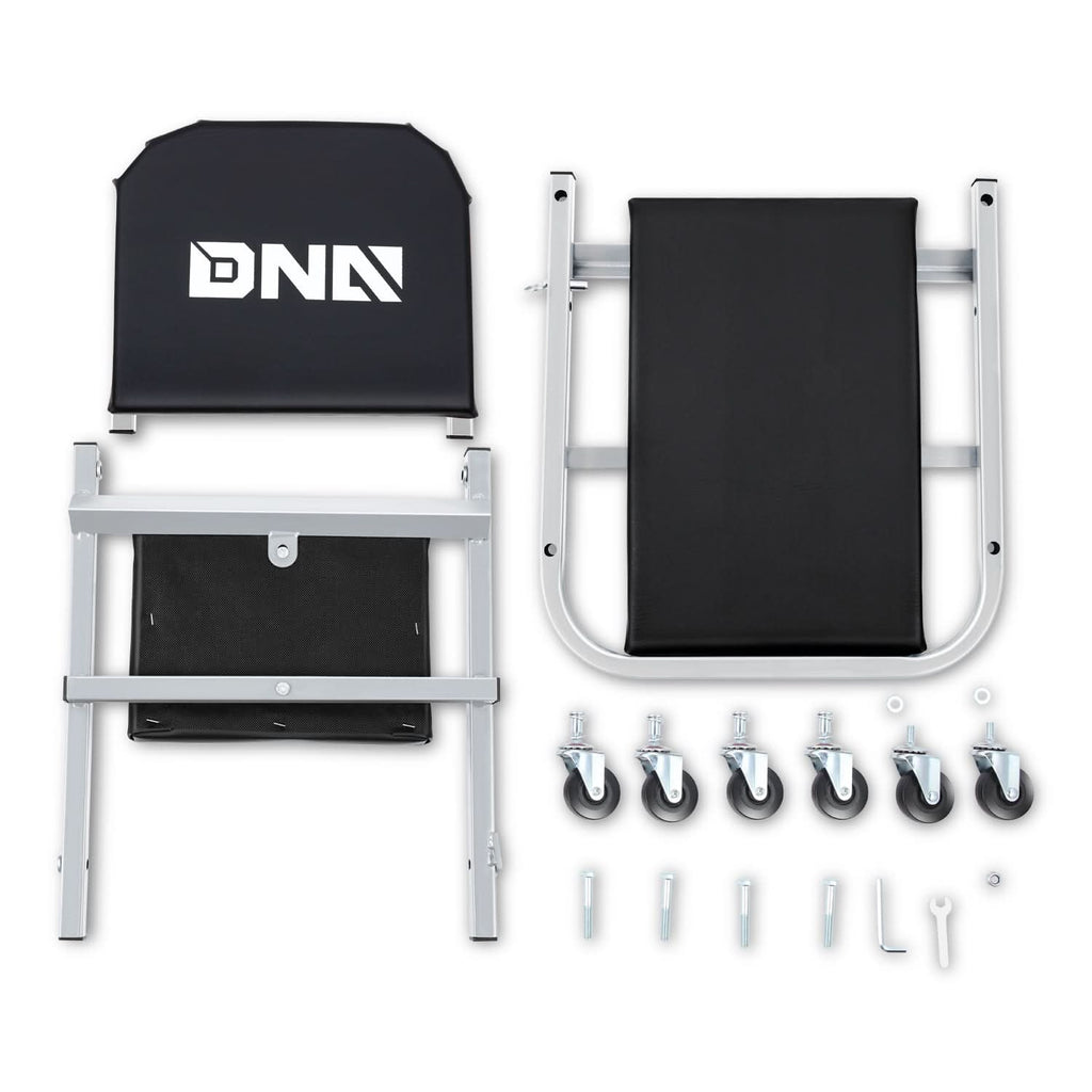 36" 2-in-1 Car Creeper and Seat - Gray