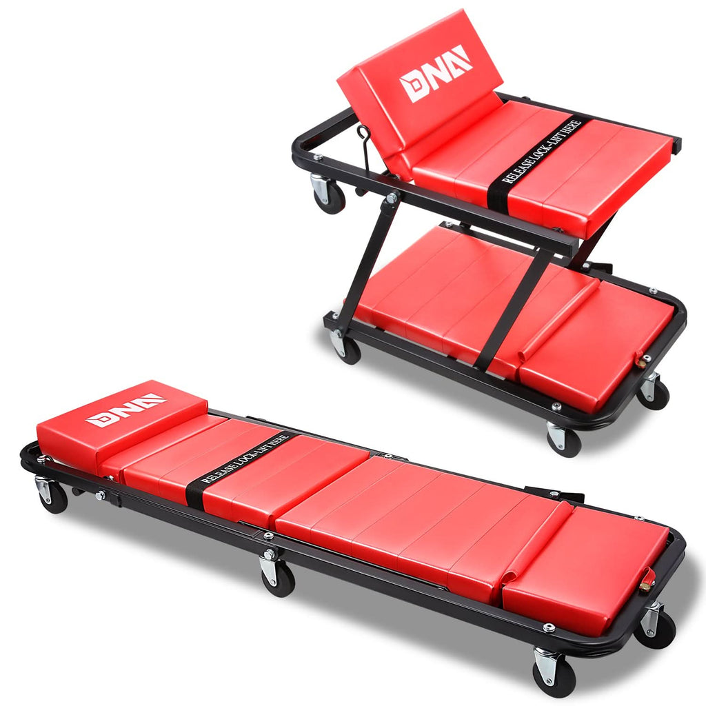 48" 2-in-1 Car Creeper and Seat - Red