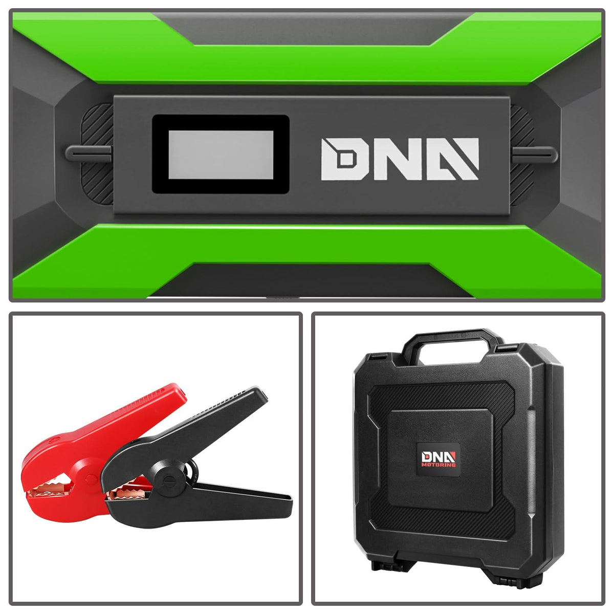 12V 1500A 15000 MAH Portable Jump Starter - Green