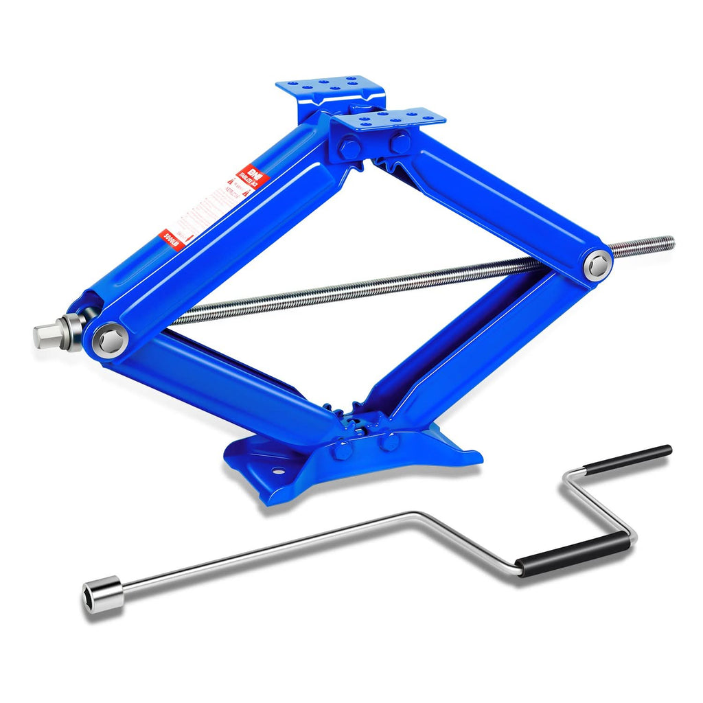 RV Scissor Jack Kit 2-Piece 24 Inch 5000 LBS Stabilizer Polyurethane