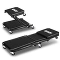 2 in 1 Car Creeper and Seat - 36 Inch Black