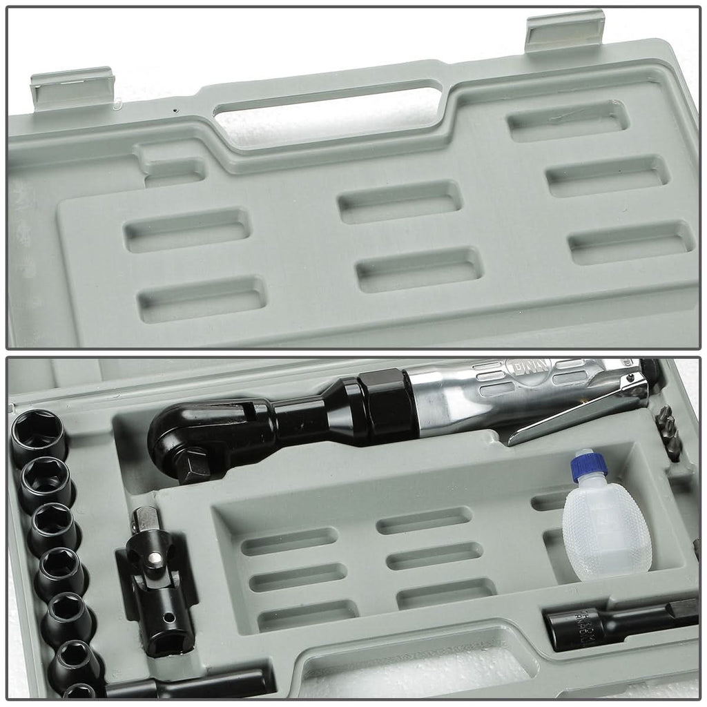 17-Piece 1/2" Air Impact & Ratchet Wrench Kit