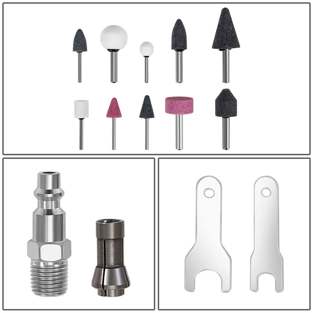 1/4" Mini Air Die Grinder Kit