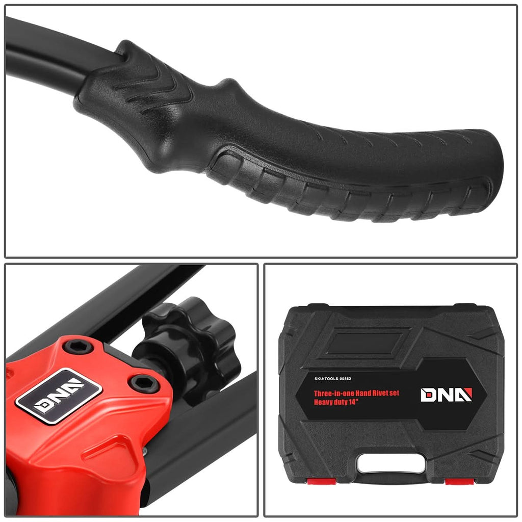 Heavy Duty 14" Three-in-One Hand Rivet Set