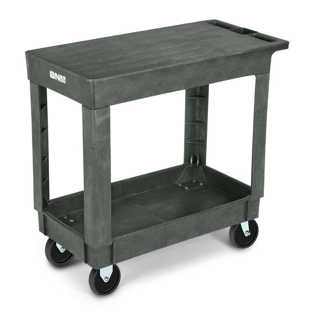 Small Flat Top Service Cart 2 Layer Automotive Shop Equipment