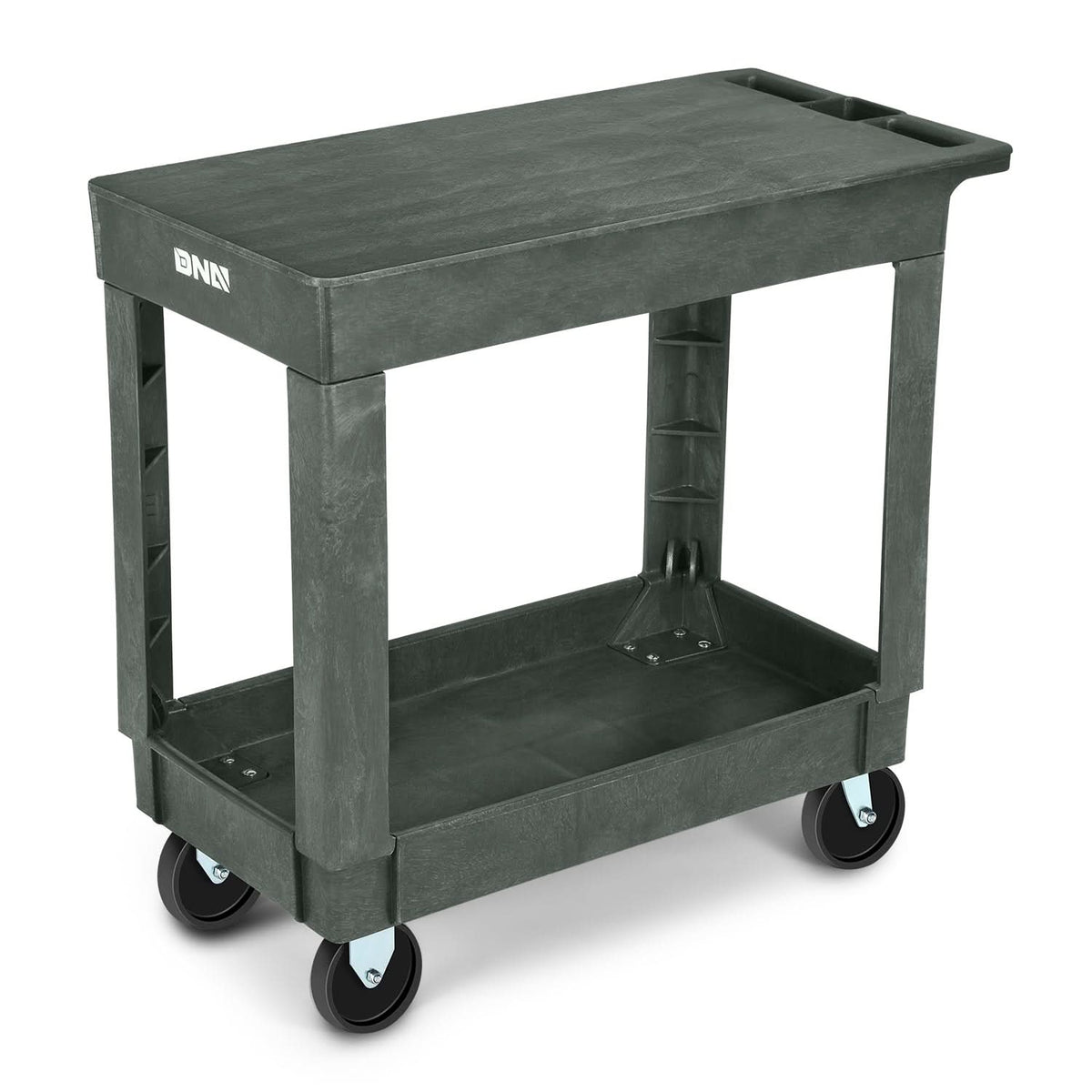 Small Flat Top Service Cart 2 Layer Automotive Shop Equipment