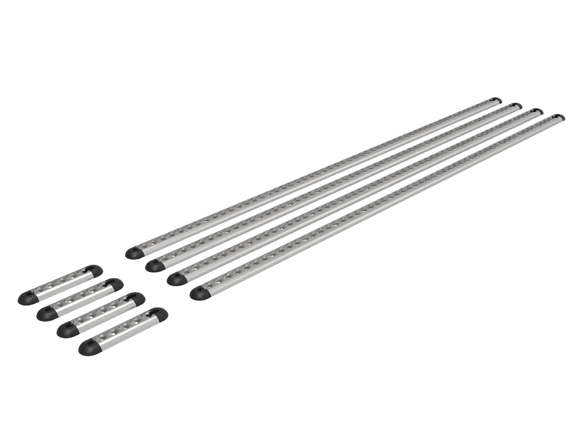 Adjustable bed height for flexible setups

Strong aluminum construction for long-lasting use

Protective anodized coating for extra durability

Floor-to-ceiling design for full coverage

Pre-drilled holes for quick, easy installation

Optional end caps fo
