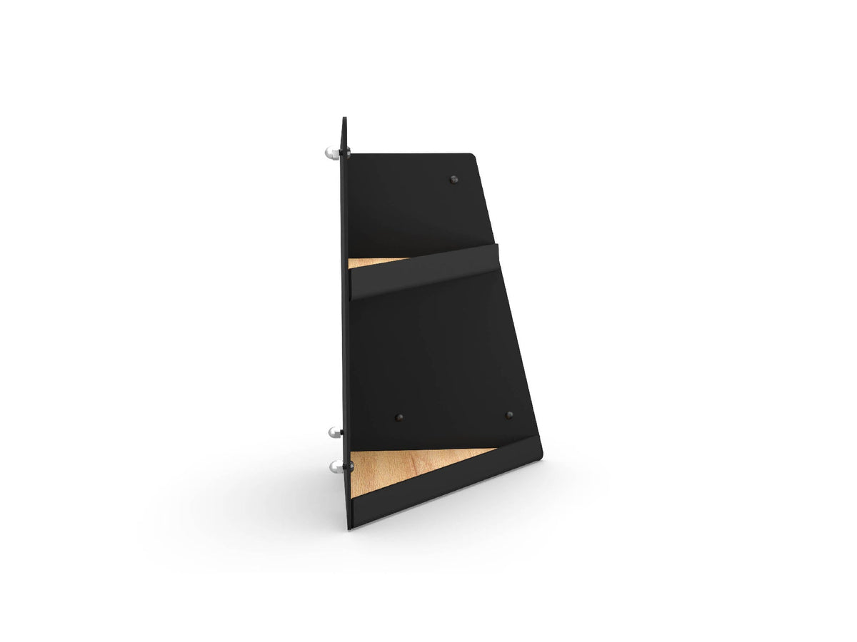 Right Hand Shallow Angled Shelf - Black