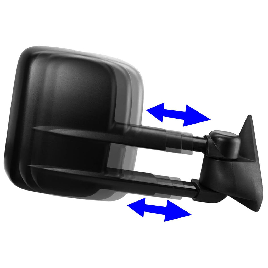 2003-2006 Chevrolet Silverado / GMC Sierra Towing Mirror - Powered Heated Black Right