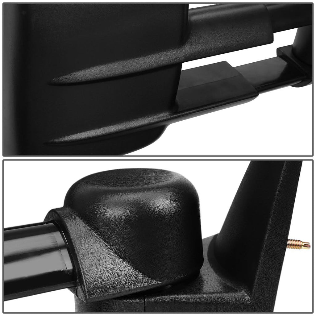 1999-2006 Chevrolet Silverado Towing Mirror - Manual Right Side Black