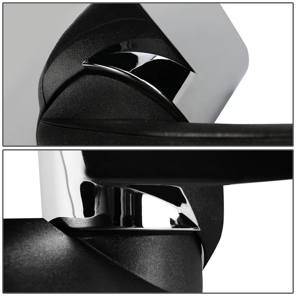 02-09 Dodge Ram Towing Mirrors Pair Powered Heated Chrome Signal