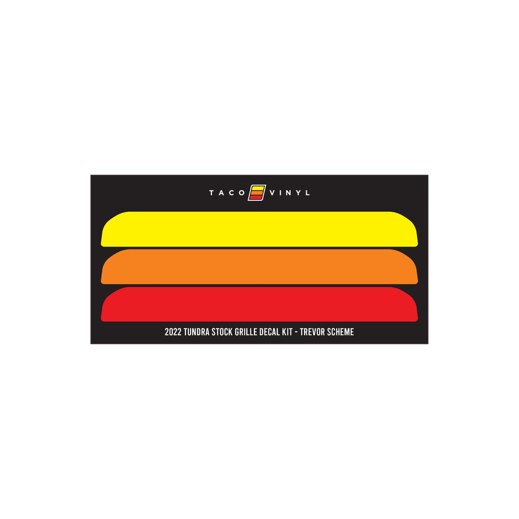 2022+ Tundra Offroad Grille Decal