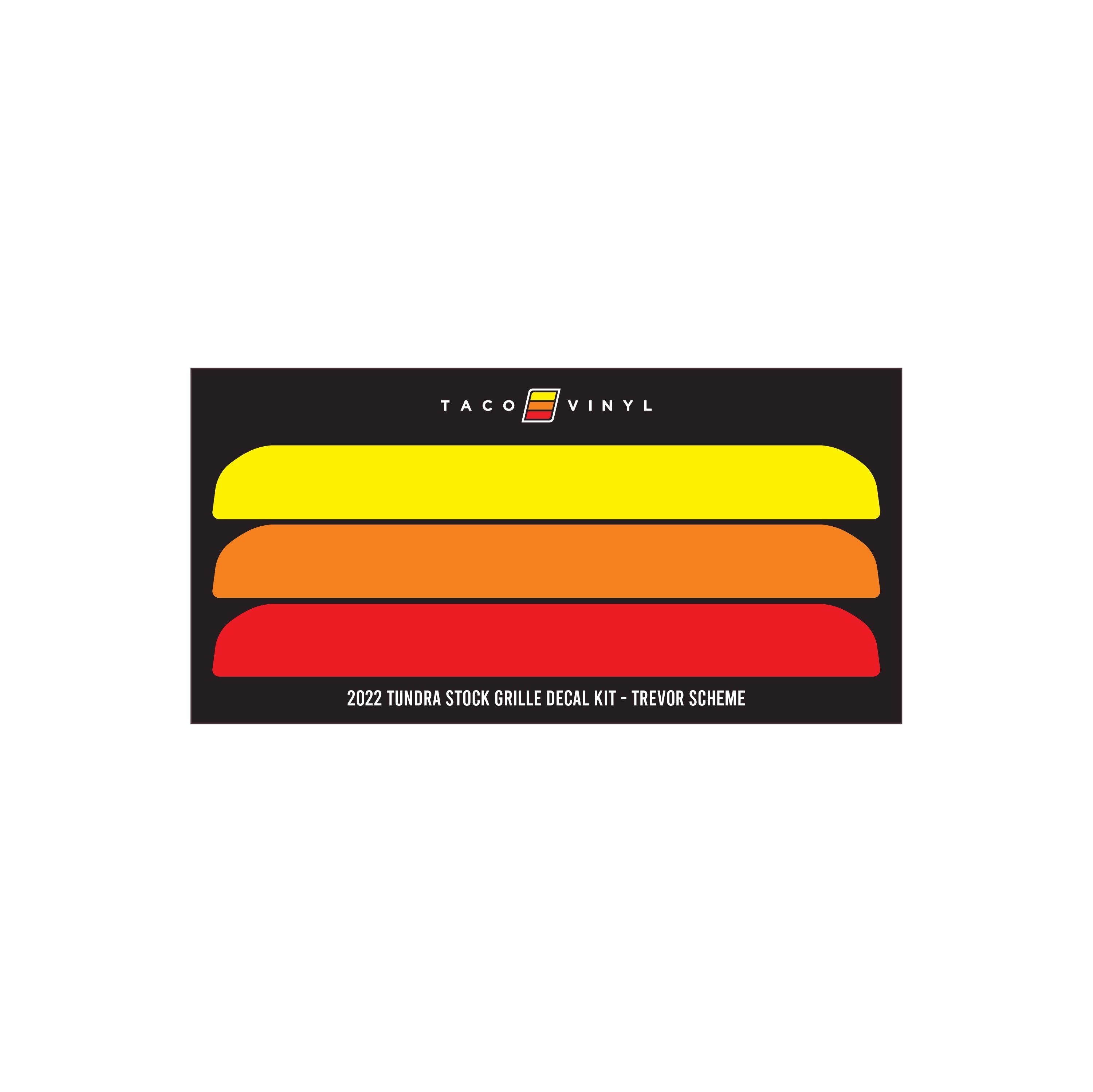 2022+ Tundra Offroad Grille Decal