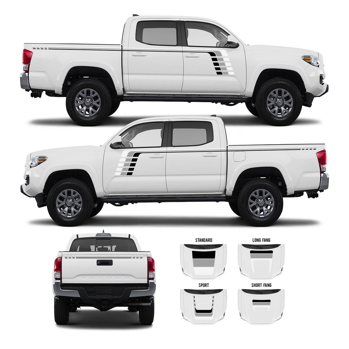 2016-2023 Tacoma Checkered Stripe Kit