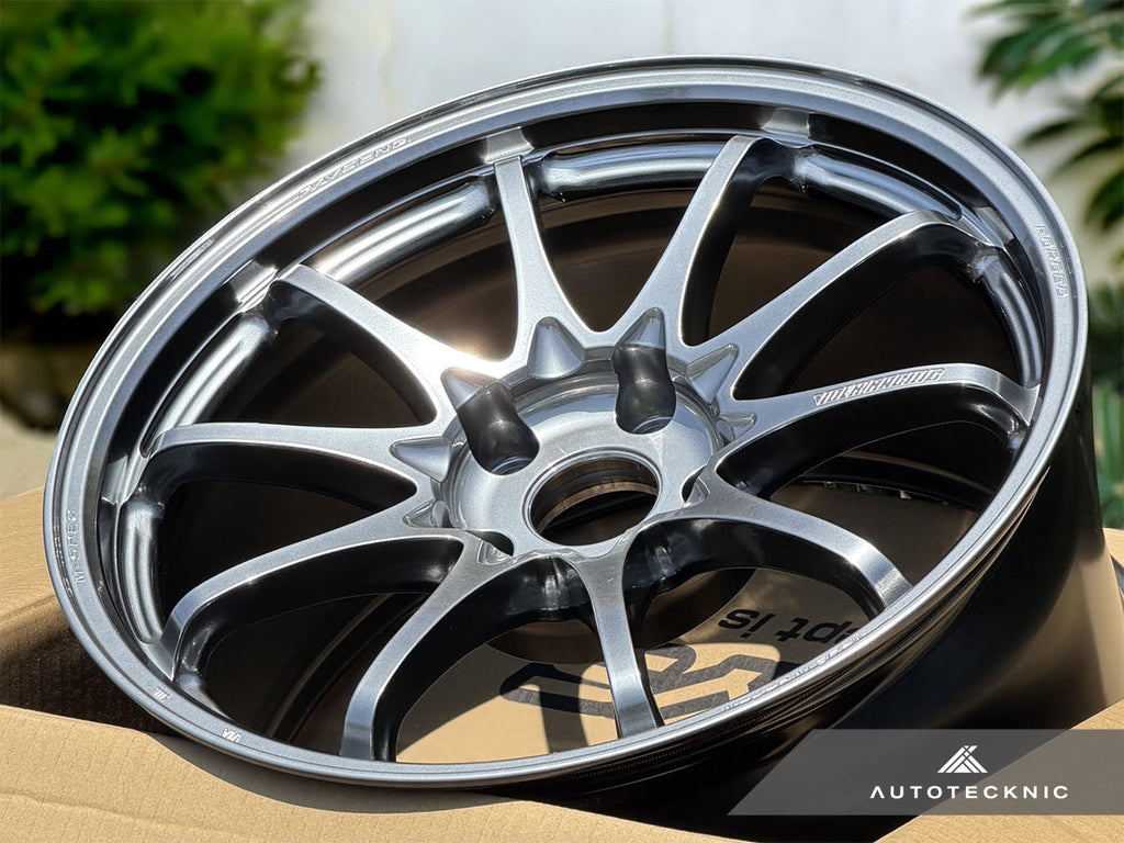 Volk Racing CE28N+ M-Spec 18x10 +40 5x120 Shining Light Metal - Civic Type R / Integra Type S (Set of 4)