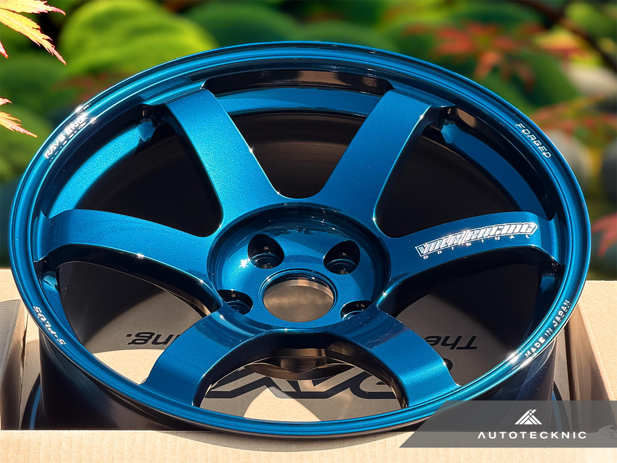 Volk Racing TE37 Saga S-Plus 18x9.5 +22 5x114.3 Mag Blue - GR Corolla / EVO (Set of 4)