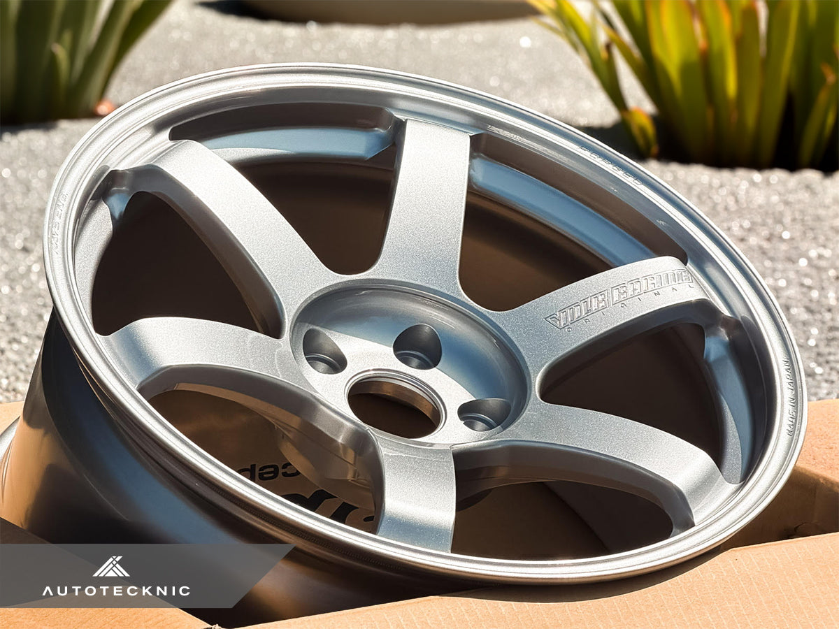 Volk Racing TE37 Saga S-Plus 18x9.5 +22 5x114.3 Diamond Silver - GR Corolla / EVO (Set of 4)