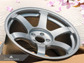 Volk Racing TE37 Saga SL 17x9.5 +45 5x100 Diamond Silver - FRS / BRZ / 86 (Set of 4)