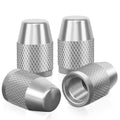 RT 007 Knurled Silver Valve Caps