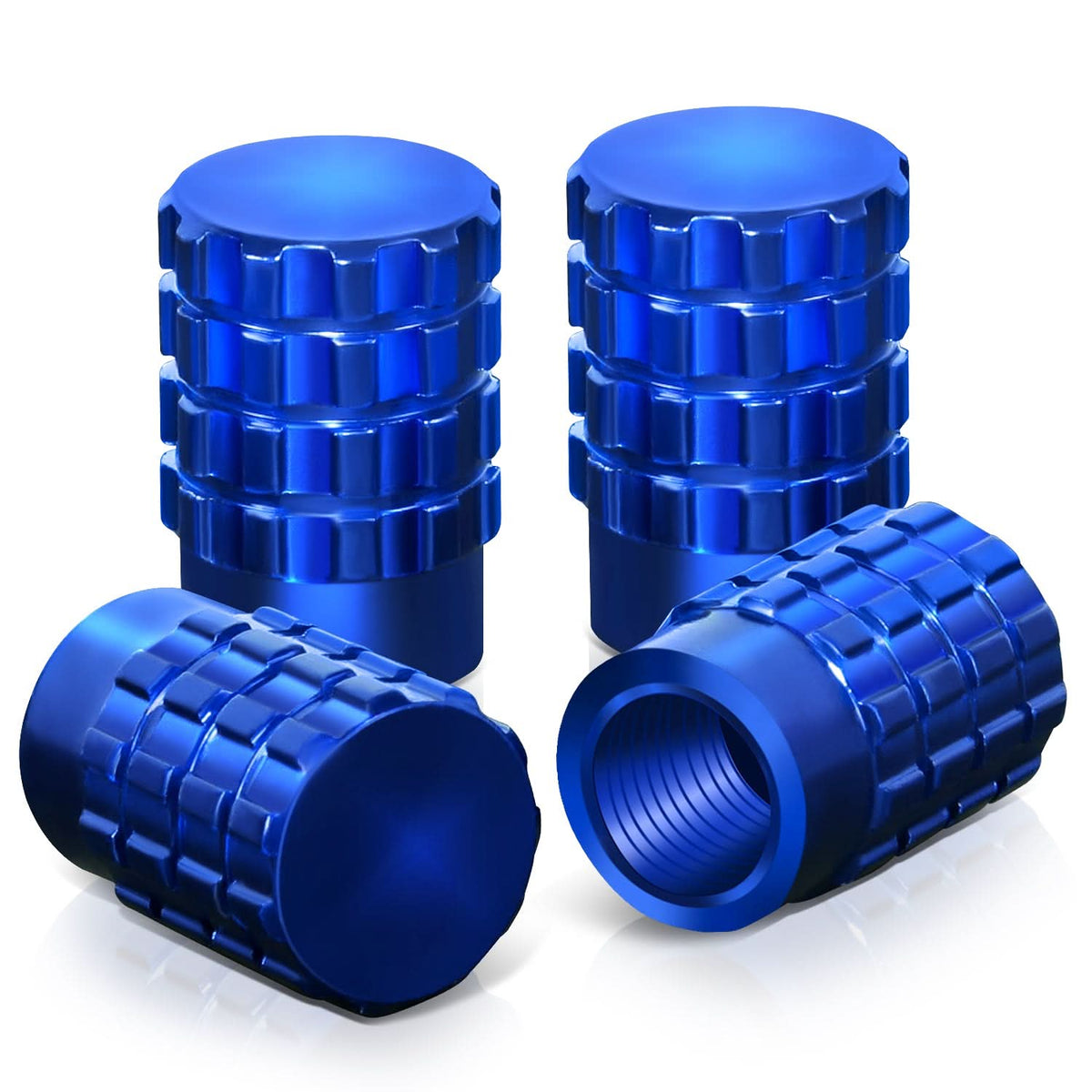 RT 046 Full Cut Blue Valve Caps