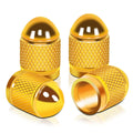 RT 108 Acorn Grip Gold Valve Caps