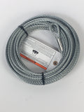 Replacement Steel Winch Rope 50 ft x 1/4 in