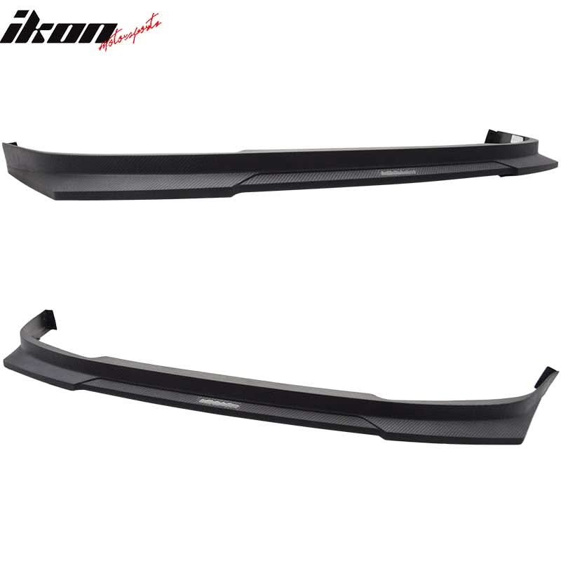 1992-1996 Prelude 2Dr HC1 Carbon Texture Front Bumper Lip Matte Bk PP
