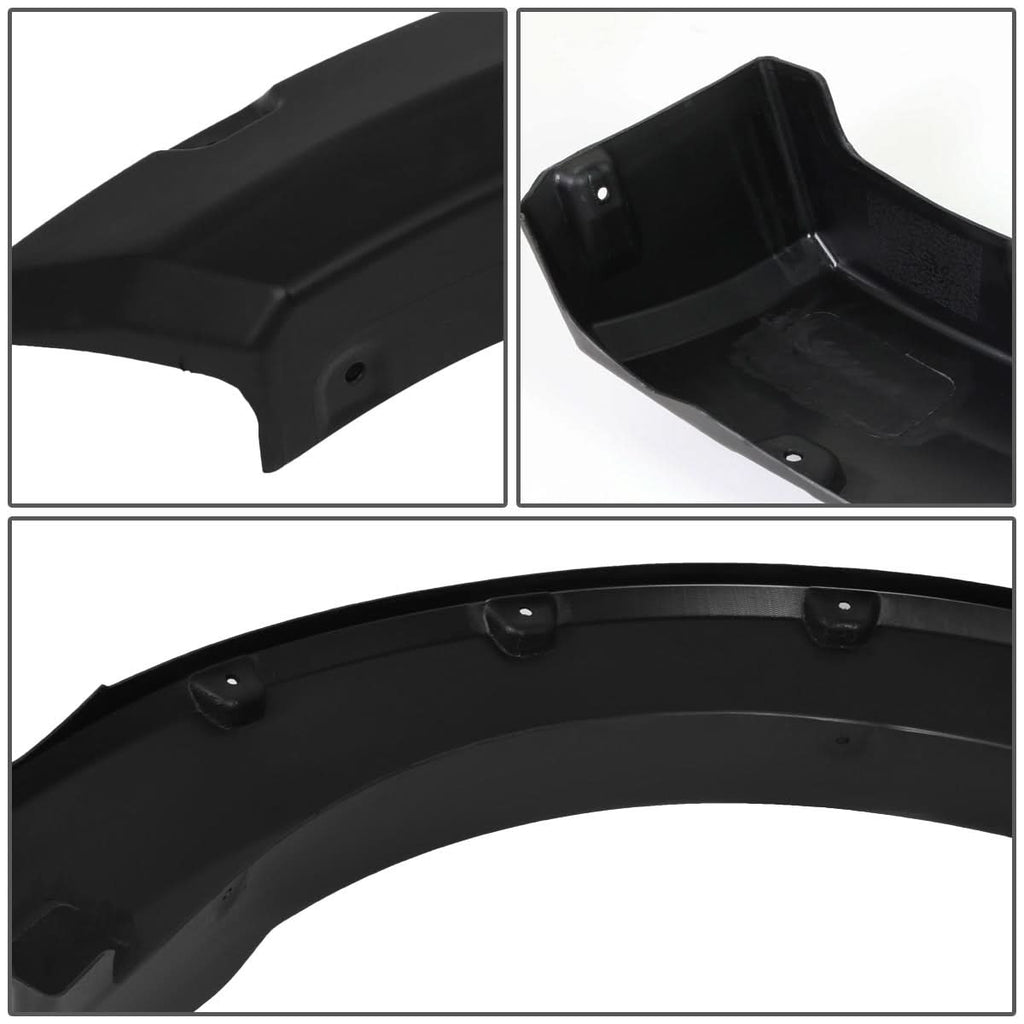 15-18 Ford F-150 Pocket-Riveted Style Wheel Flares - Textured Black