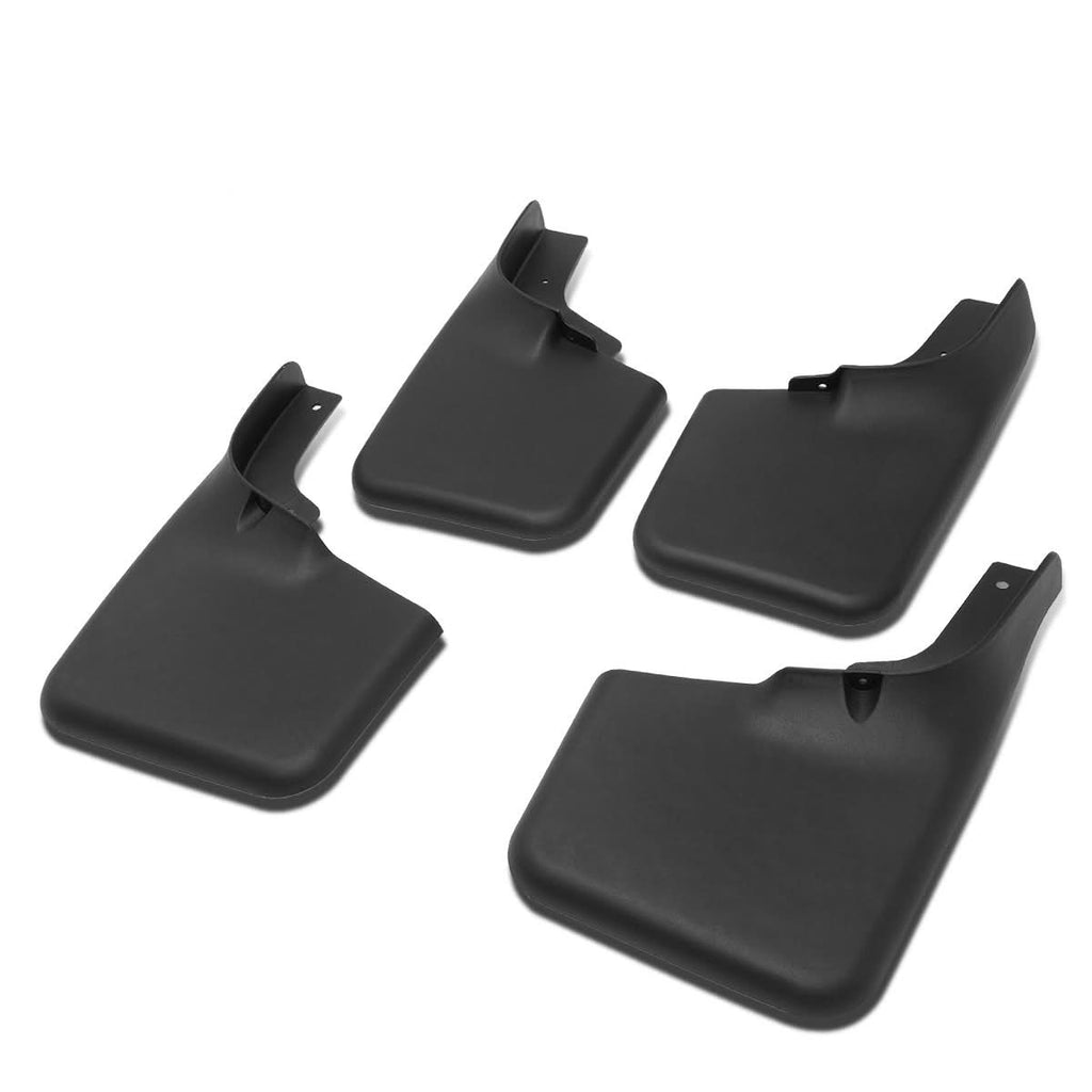 04-14 Ford F-150 Mud Guard Flaps 4pc Set Matte Black