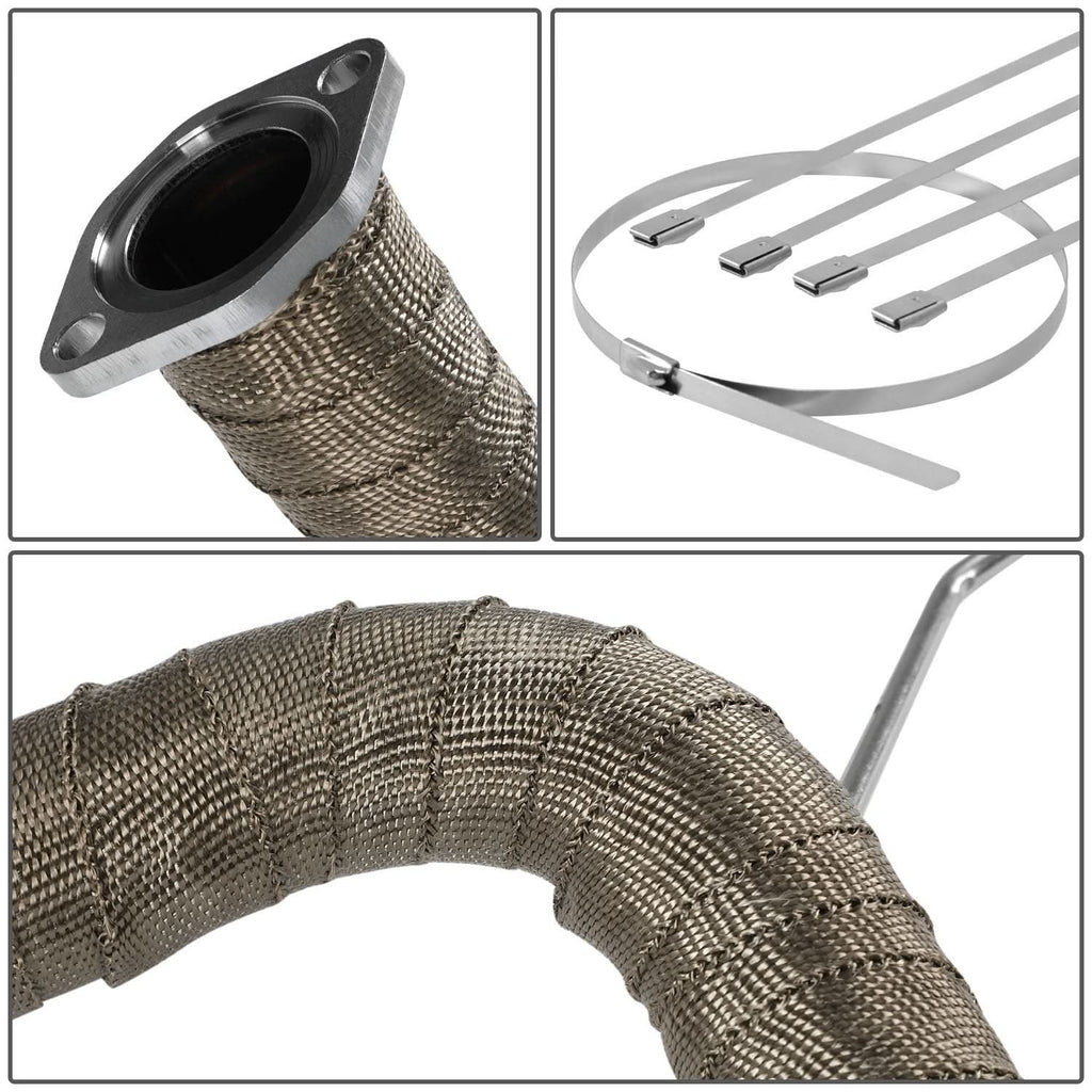 Titanium Type-2 Style Exhaust Heat Wrap - 2" x 30' with Zip Ties