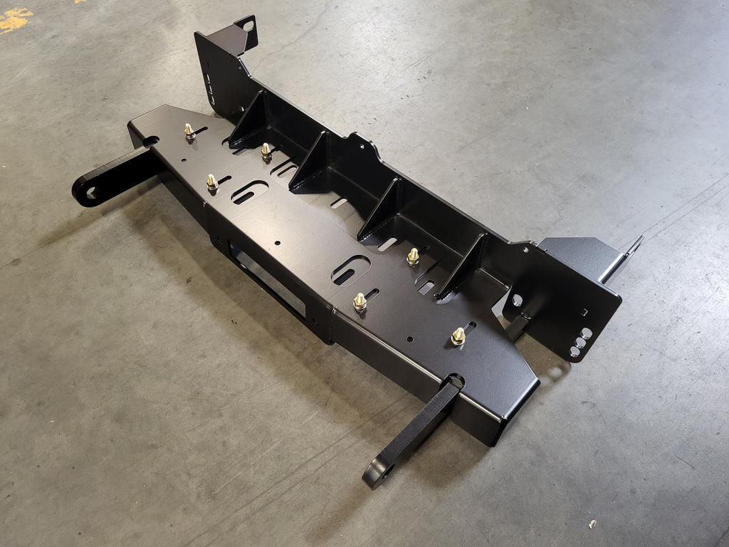 Adjustable Hidden Winch Mount with Recovery Points - GX460