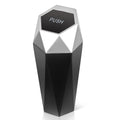 Universal Vehicle-Mounted Garbage Can - Silver