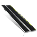 Aluminum Wheelchair Ramp 29" W x 10' L x 2" H - Metallic Black