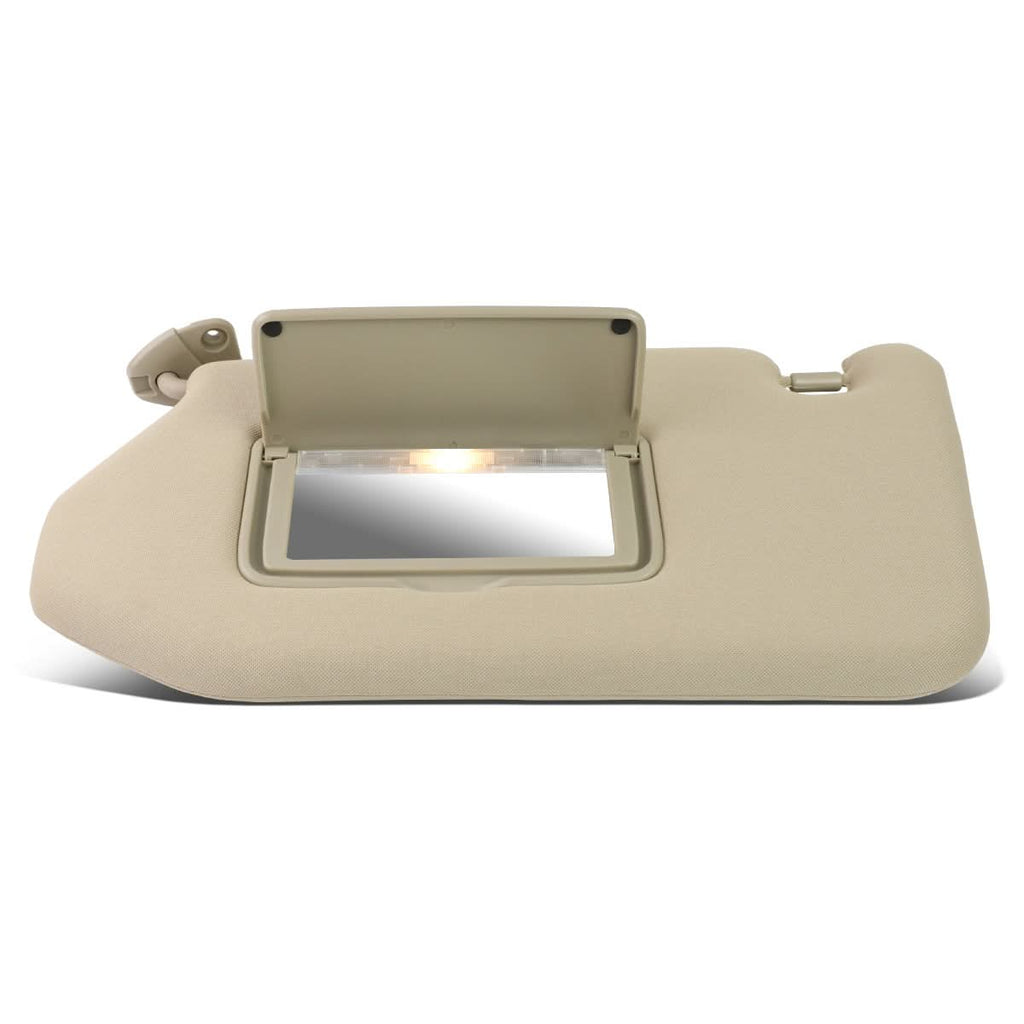 2013-2019 Nissan Pathfinder Sun Visor Driver Side Beige w/ Vanity Light