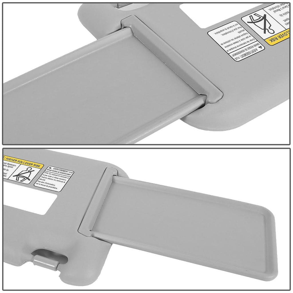 2006-2012 Toyota RAV4 Passenger Side Sun Visor - Gray