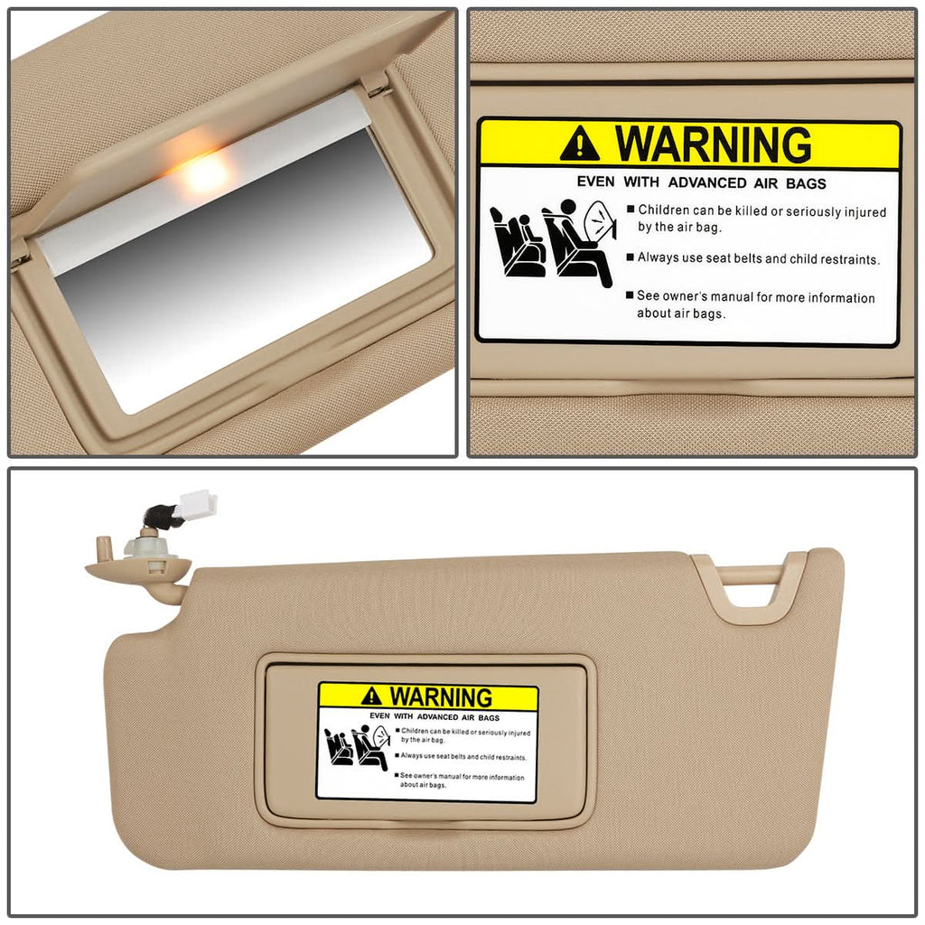 2008-2012 Honda Accord Sun Visor - Tan