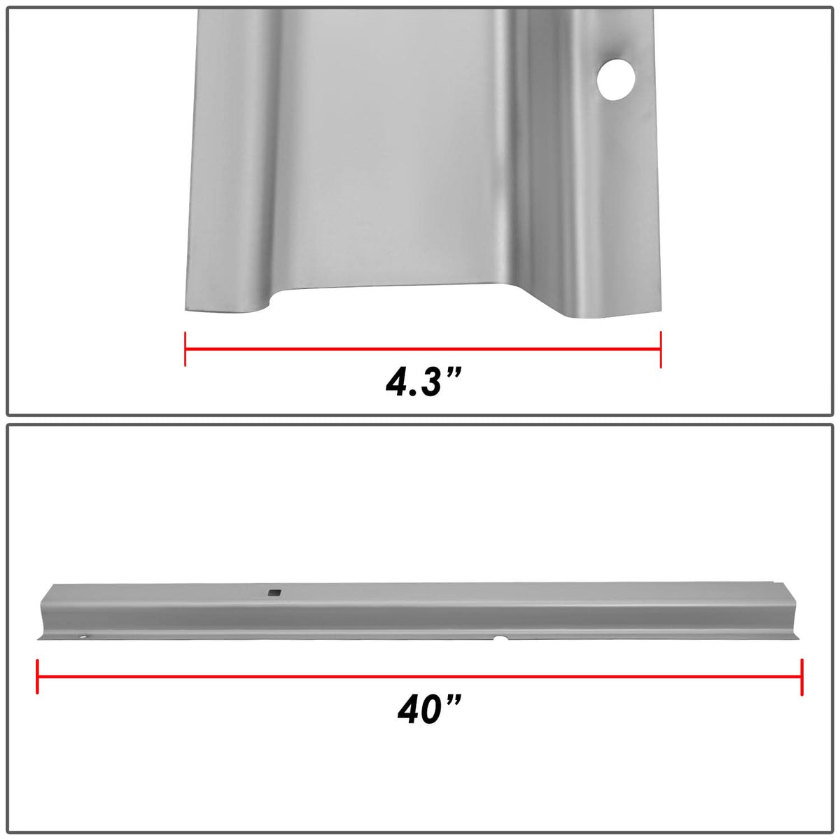 00-05 Ford Excursion Rocker Panels - Stamped Steel