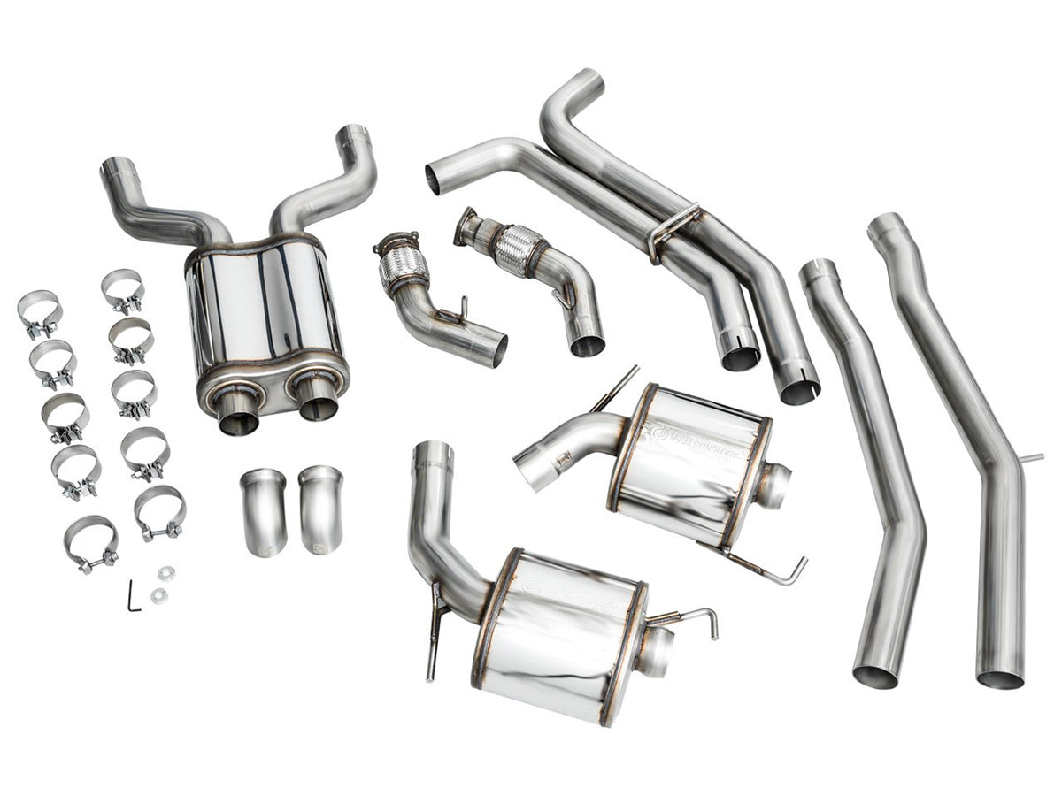 AWE Touring Edition Exhaust for Audi C8 A6/A7 - Turndowns